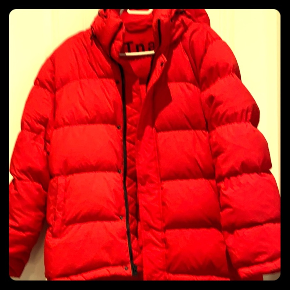 Tna red super puff mid size jacket